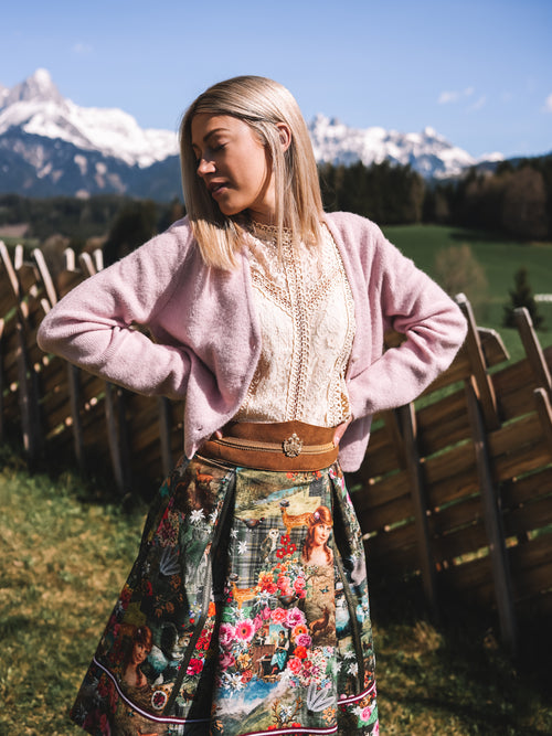 Strickjacke „Rosenquarz“