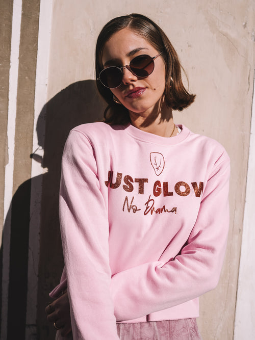 Cropped Pullover „Glow Time“