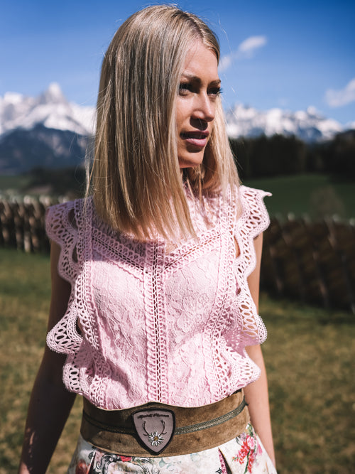 Spitzenblüschen „Alpenfee“