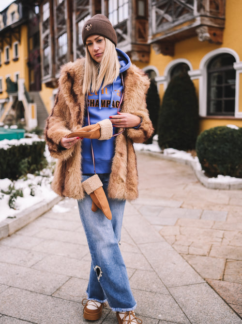 Kunstfellmantel "Golden Wildgrace"