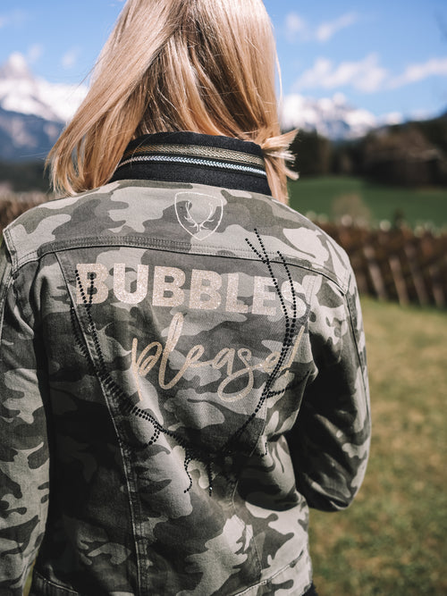 Jeansjacke „Goldrebellin"
