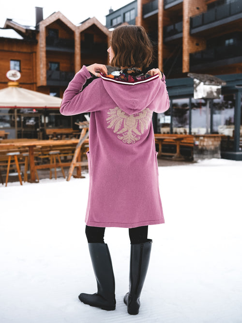 Strickmantel „Rosé Alpenharmonie“