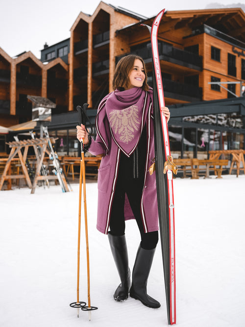 Stricktuch ‚Rosé Alpenpoesie“