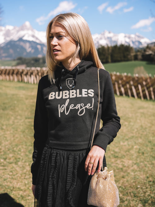 Boxy Hoodie „Gold Bubble“