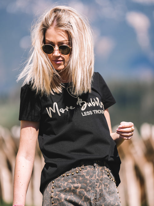 T-Shirt „Black Bubble Love“