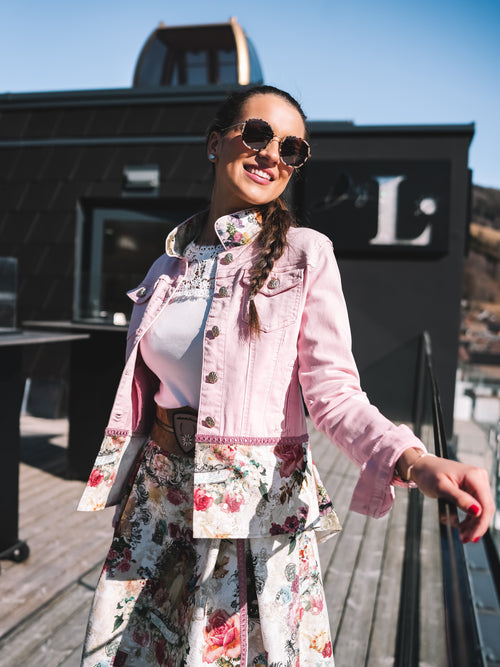 Jeansjacke „Rose Romantic“