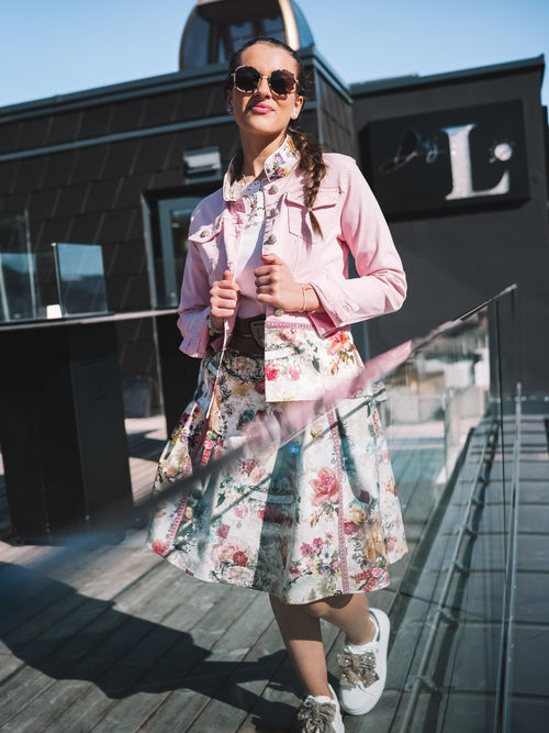 Jeansjacke „Rose Romantic“