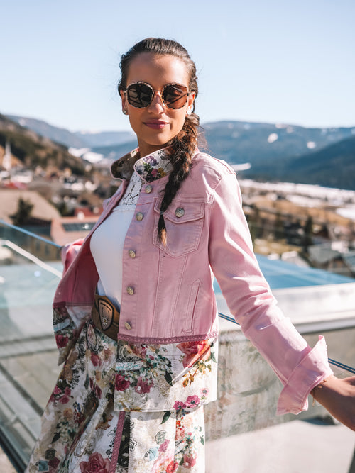 Jeansjacke „Rose Romantic“