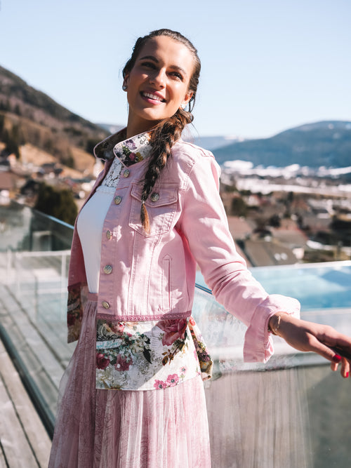 Jeansjacke „Rose Romantic“