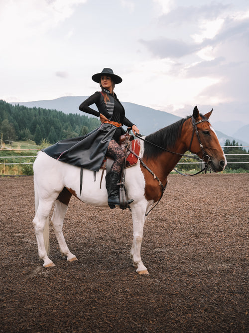 Offener Maxirock "Couture Rider"