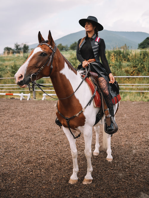 Offener Maxirock "Couture Rider"