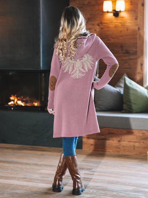 Strickmantel „Rosé Alpenharmonie“