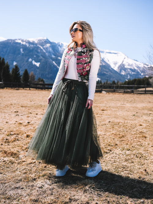 Tüllrock „Moss Whisper“