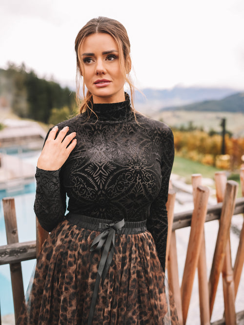 Tüllrock „Alpine Leopard“