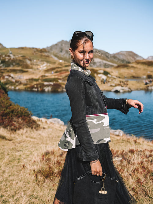 Jeansjacke "Alpenpoesie"