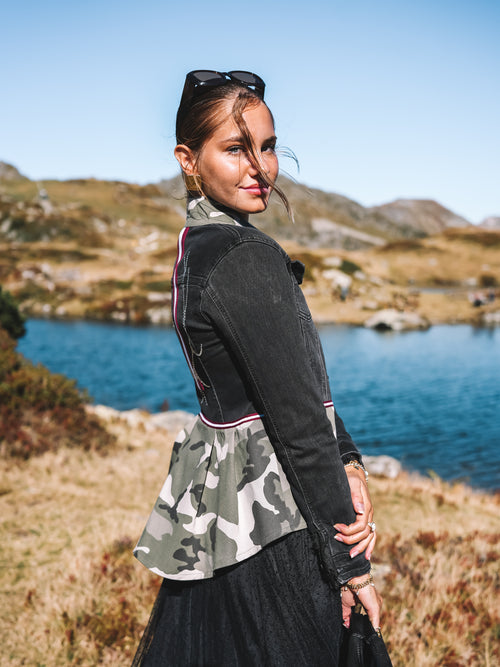 Jeansjacke "Alpenpoesie"