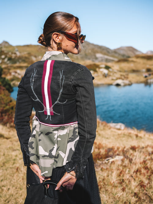 Jeansjacke "Alpenpoesie"