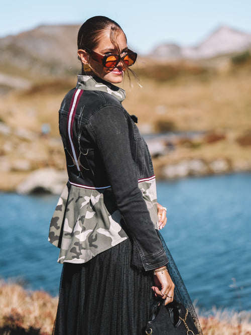 Jeansjacke "Alpenpoesie"