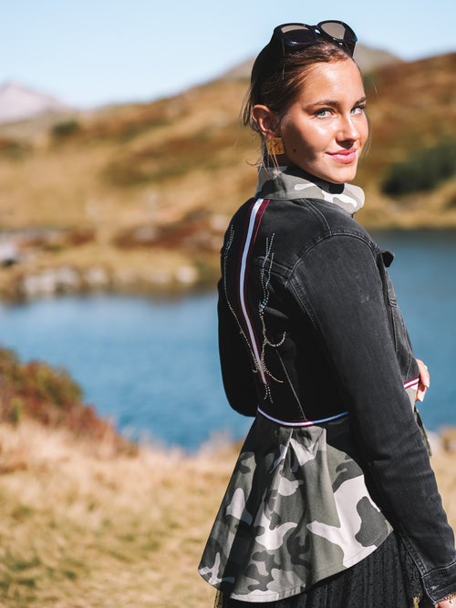 Jeansjacke "Alpenpoesie"