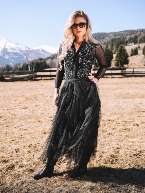 Tüllrock "Black Mirage"