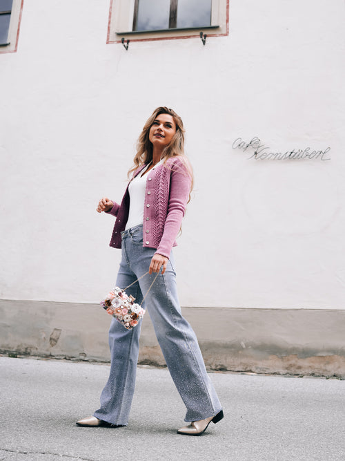 Strickjacke "Alpenröschen"