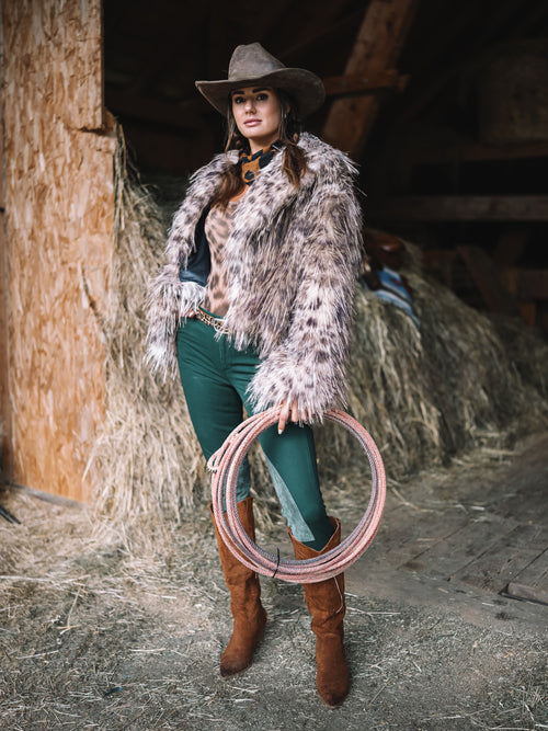 Kunstfelljacke "Alpenraubkatze"