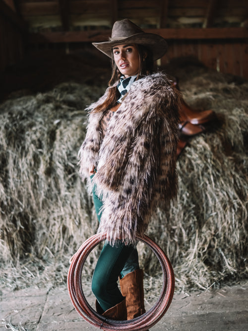 Kunstfelljacke "Alpenraubkatze"