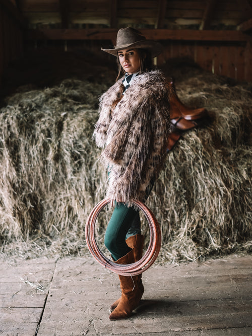 Kunstfelljacke "Alpenraubkatze"