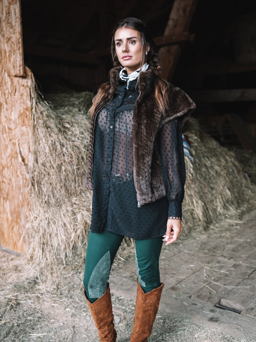 Tunika Bluse "Midnight Alps"