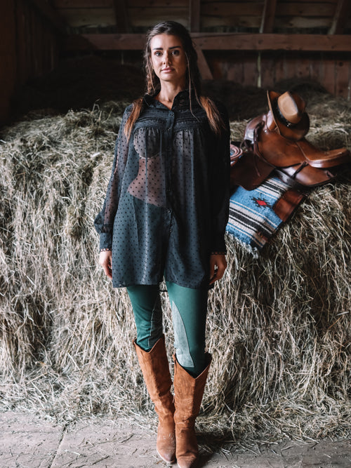 Tunika Bluse "Midnight Alps"