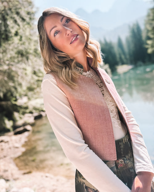 Gilet „Almröschen"