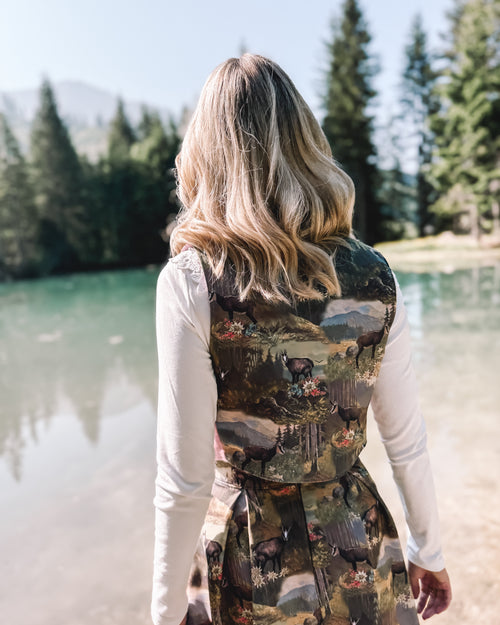 Gilet „Almröschen"