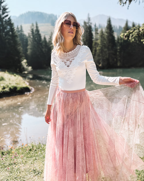 Tüllrock „Alpine Rose“