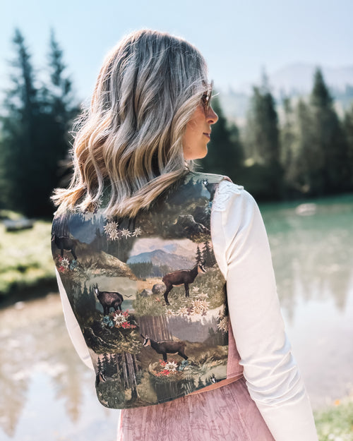 Gilet „Almröschen"