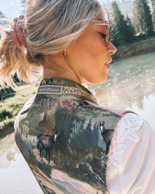 Gilet „Almröschen"