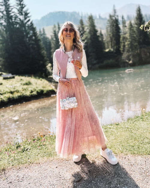 Gilet „Almröschen"