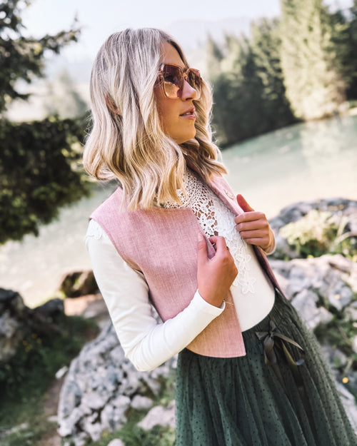 Gilet „Almröschen"