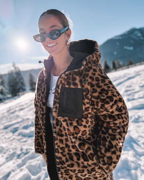 Wende-Puffermantel „Black Leo“