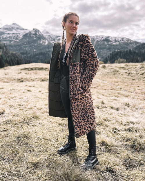 Wende-Puffermantel „Olive Leo“