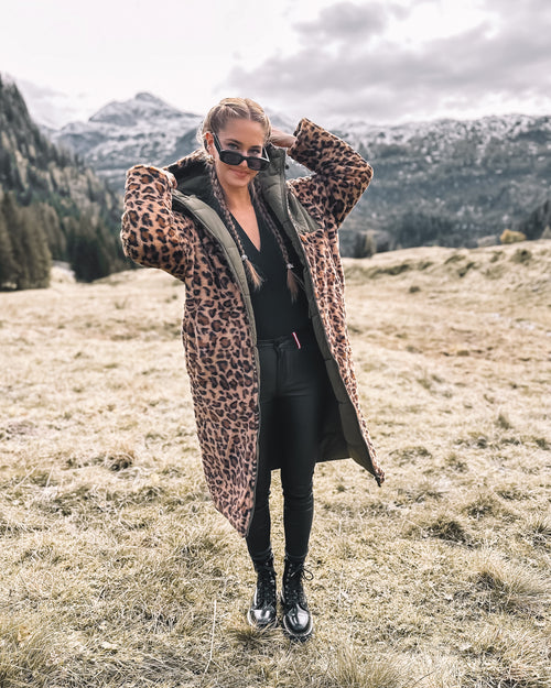 Wende-Puffermantel „Olive Leo“