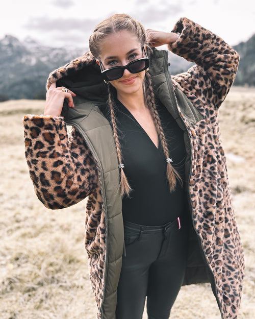 Wende-Puffermantel „Olive Leo“