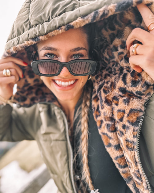 Wende-Puffermantel „Olive Leo“