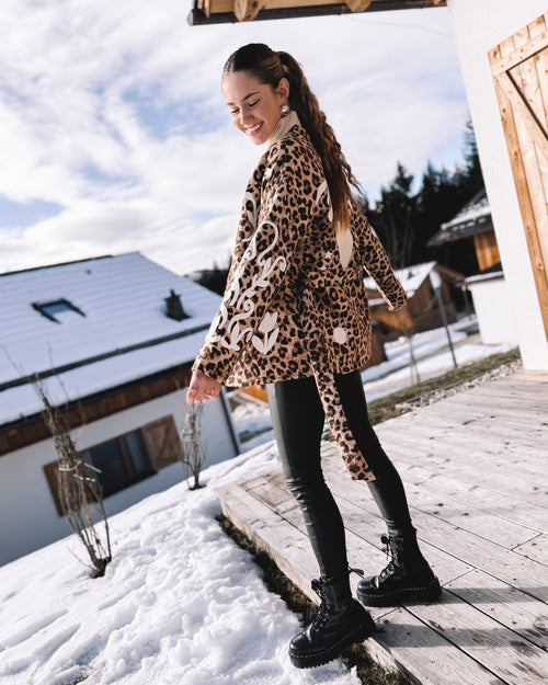 Kimono Jacke „Blooming Leo“