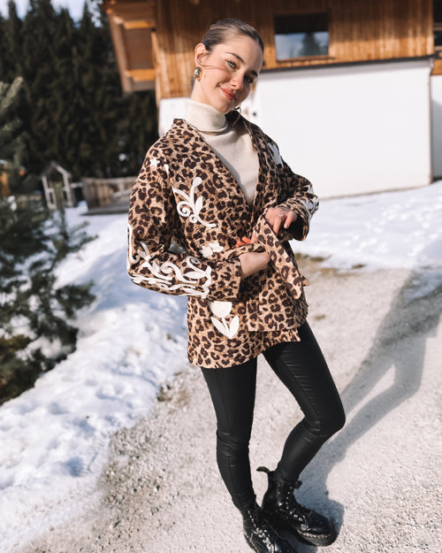 Kimono Jacke „Blooming Leo“