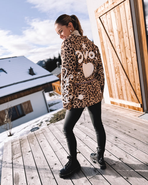 Kimono Jacke „Blooming Leo“