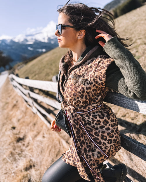 Kimono Weste „Blooming Leo“