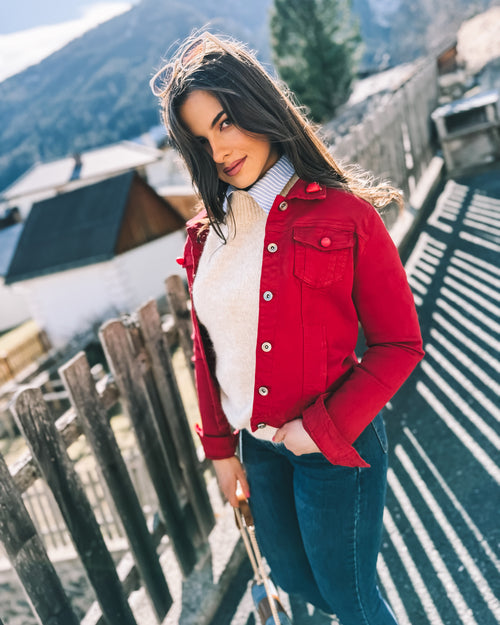 Jeansjacke "Bergbeere"