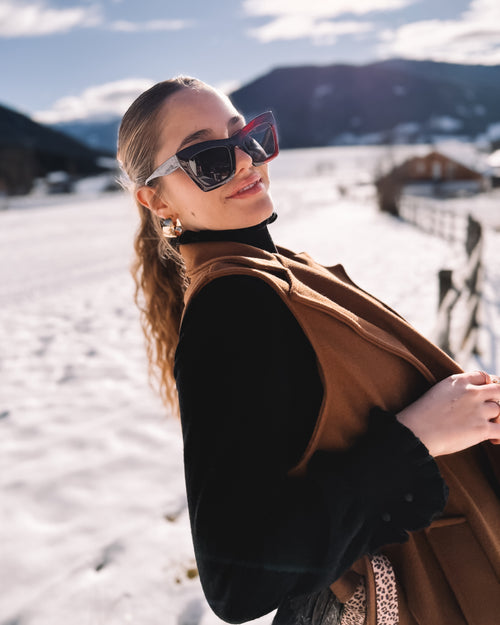 Longweste „Alpine Charm“ braun