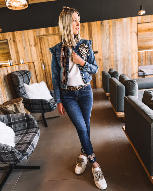 Gürtel "Berg-Leo" - braun