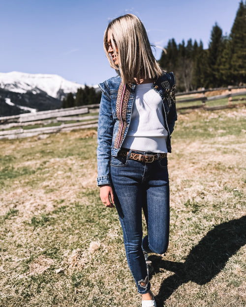 Gürtel "Berg-Leo" - braun